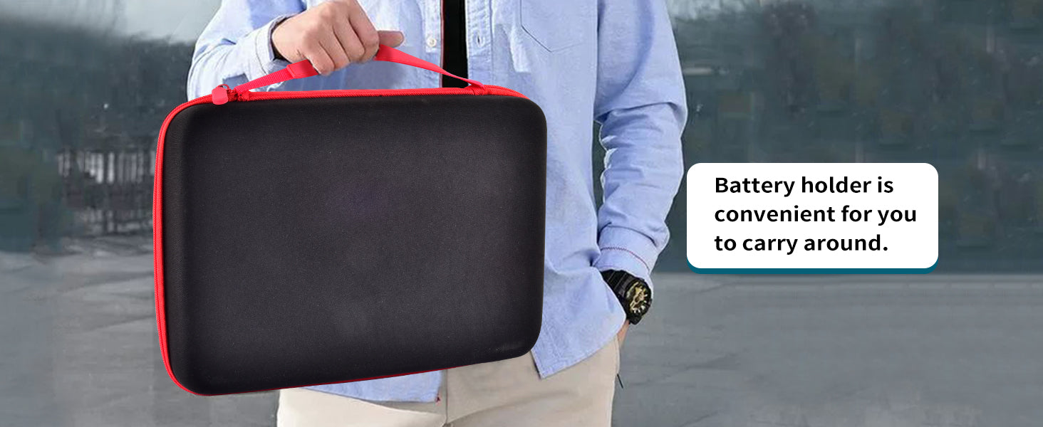 Battery Organizer Case – Storage Box with Tester (Case Only)