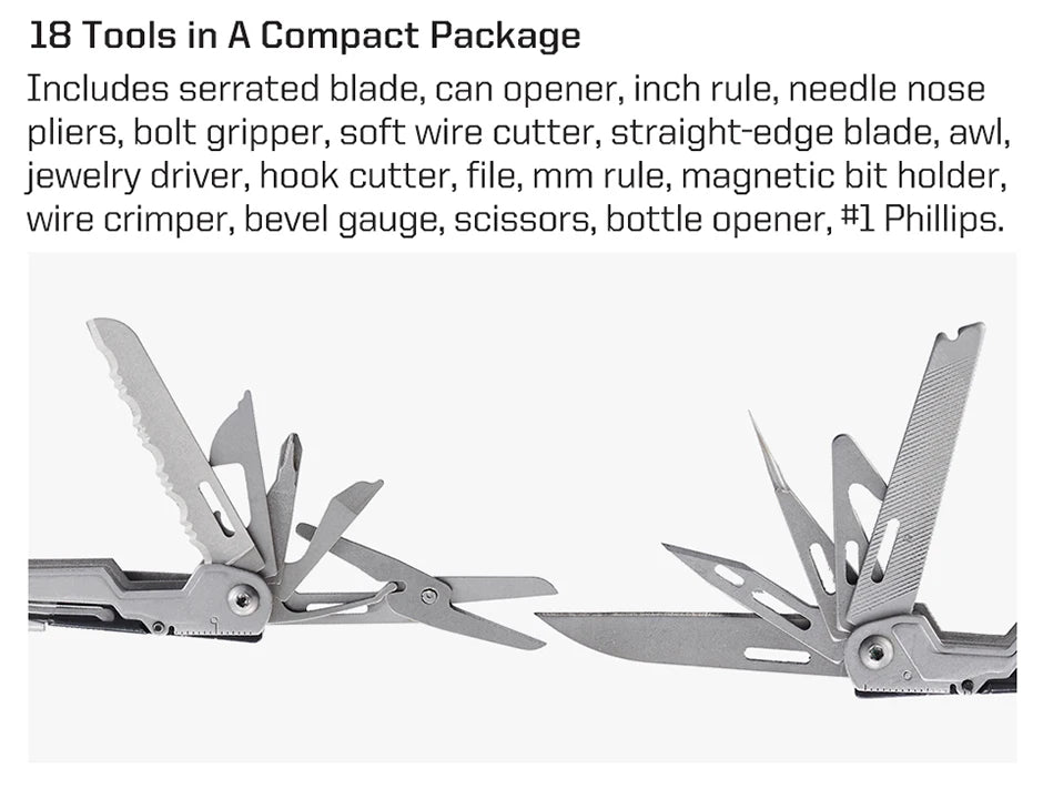 SOG PowerPint 18-in-1 Multi-Tool – Compact Tactical EDC Gear