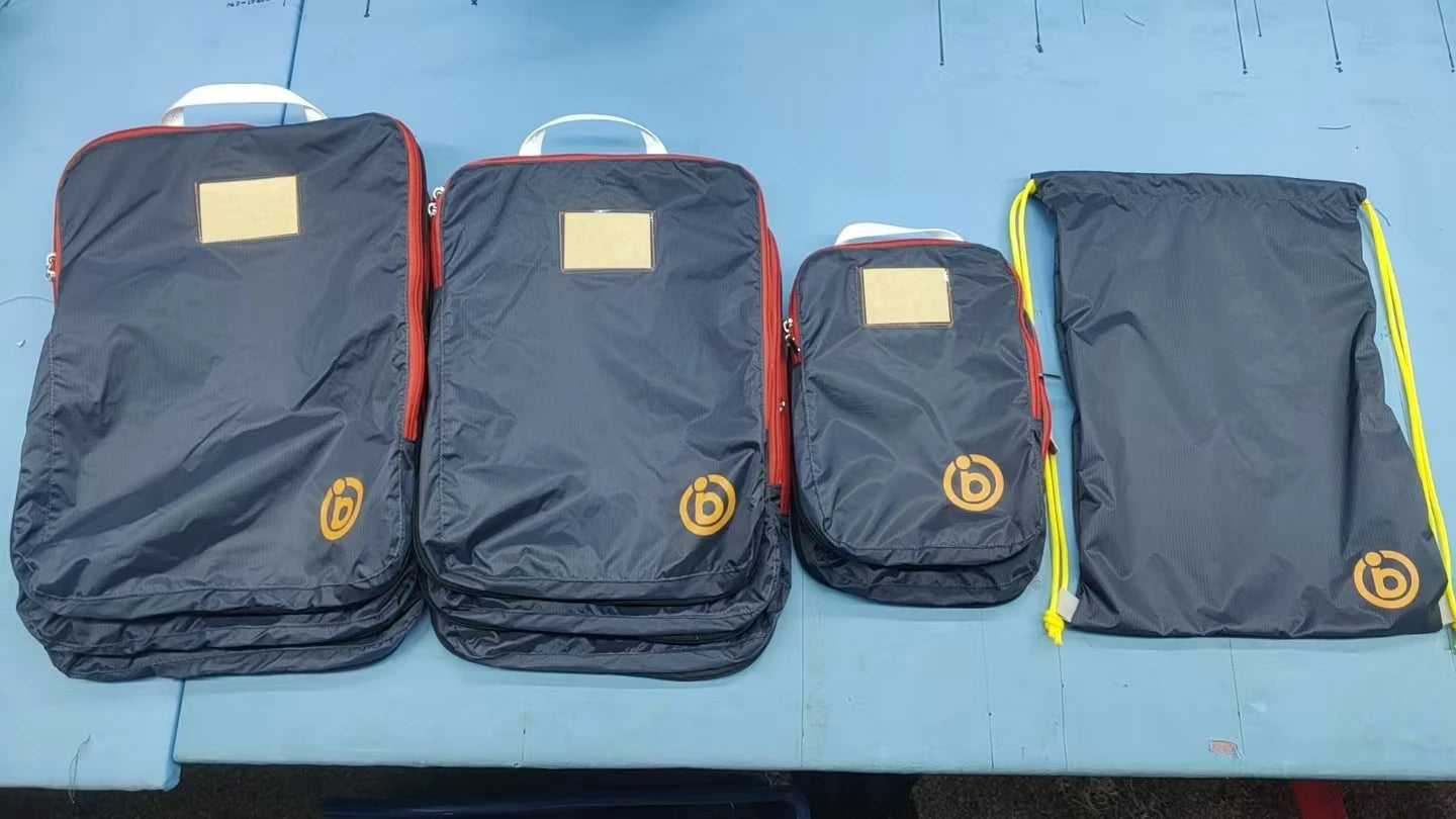 2/6/9 Set Compression Packing Cubes – Waterproof Travel Organizer Bags