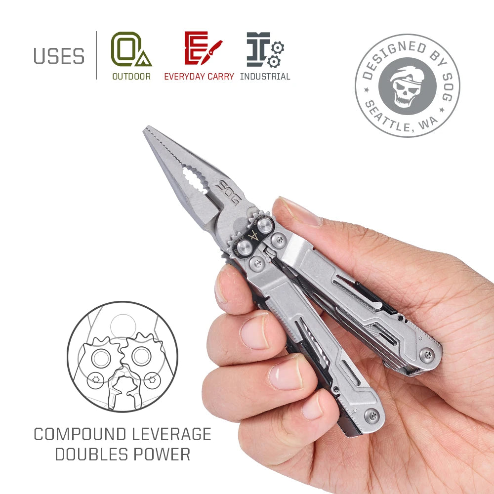 SOG PowerPint 18-in-1 Multi-Tool – Compact Tactical EDC Gear