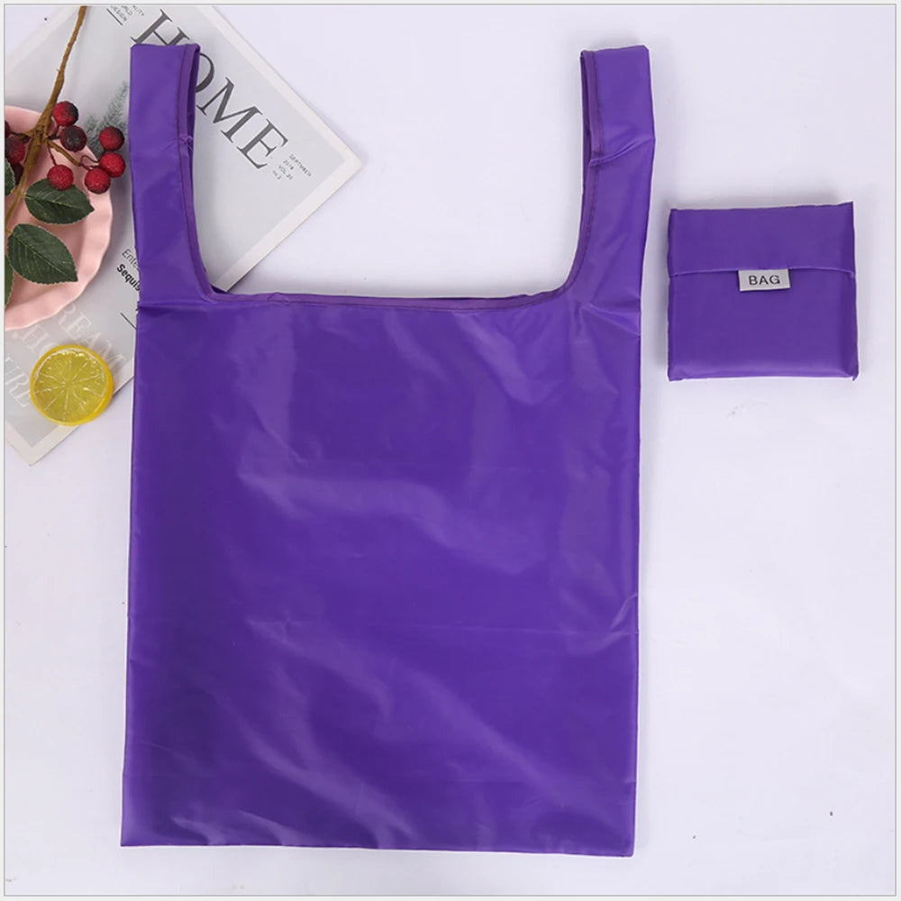 Reusable Eco Shopping Bag – Foldable Shoulder Tote