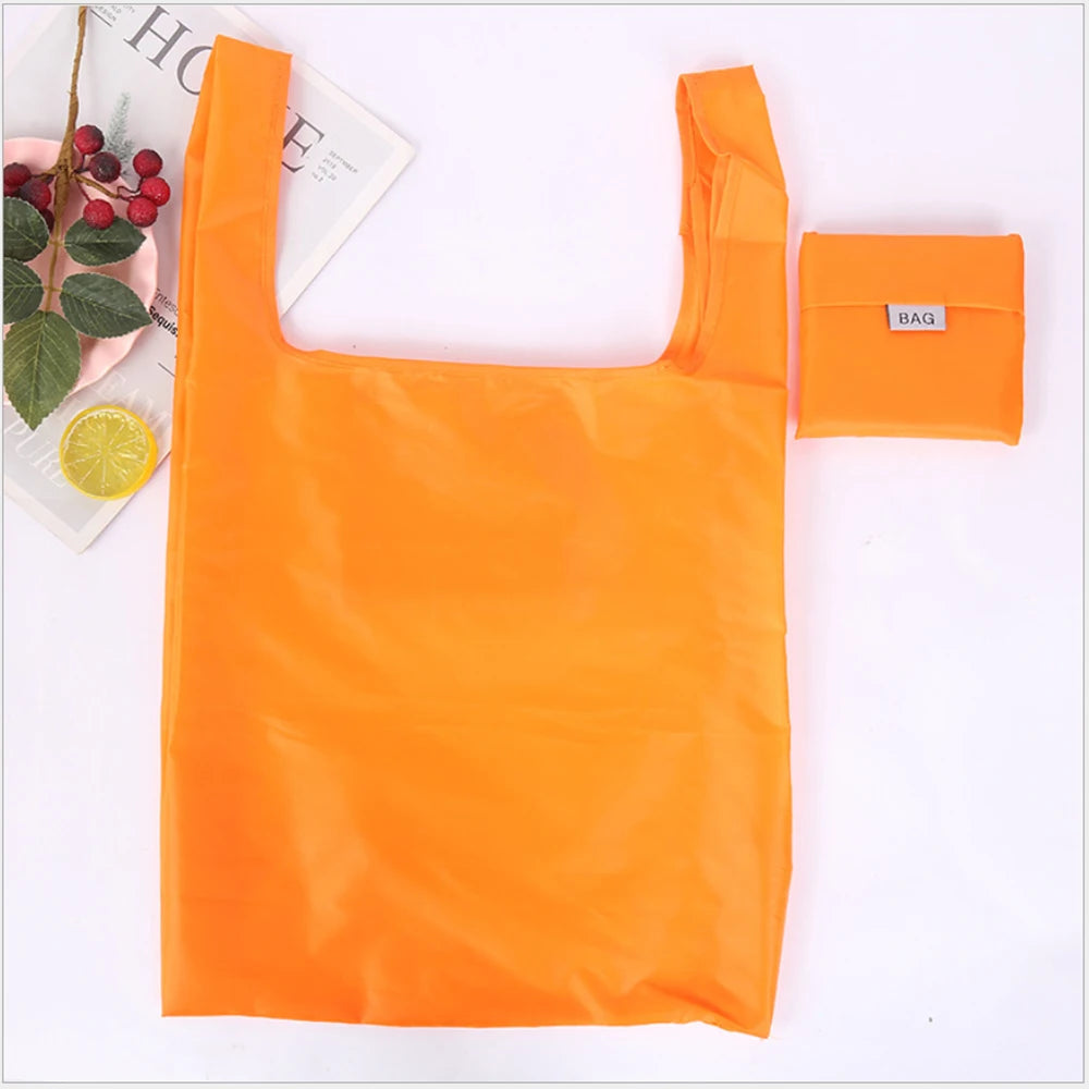 Reusable Eco Shopping Bag – Foldable Shoulder Tote