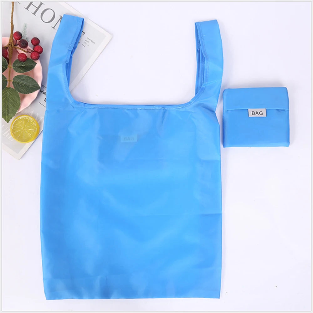 Reusable Eco Shopping Bag – Foldable Shoulder Tote