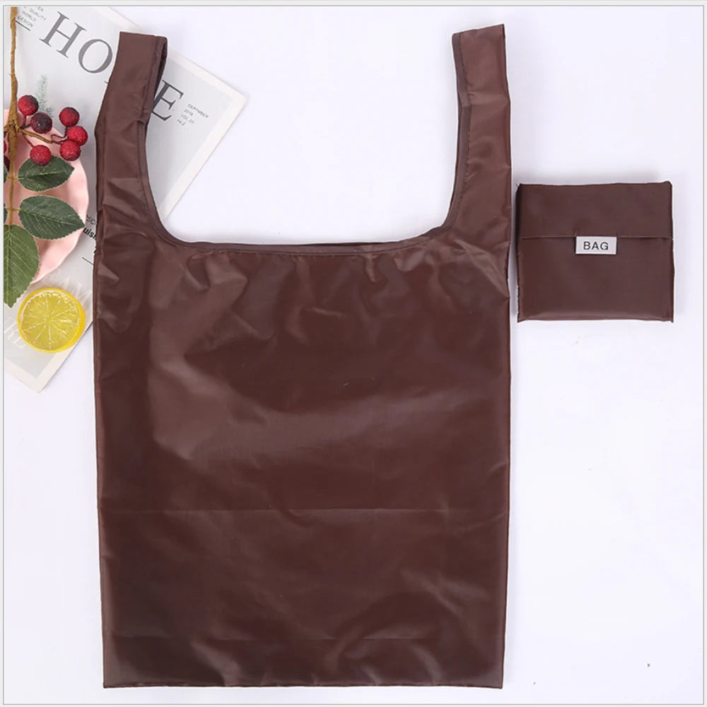 Reusable Eco Shopping Bag – Foldable Shoulder Tote