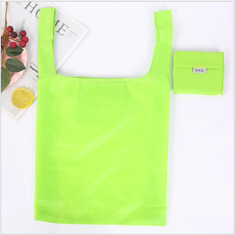 Reusable Eco Shopping Bag – Foldable Shoulder Tote