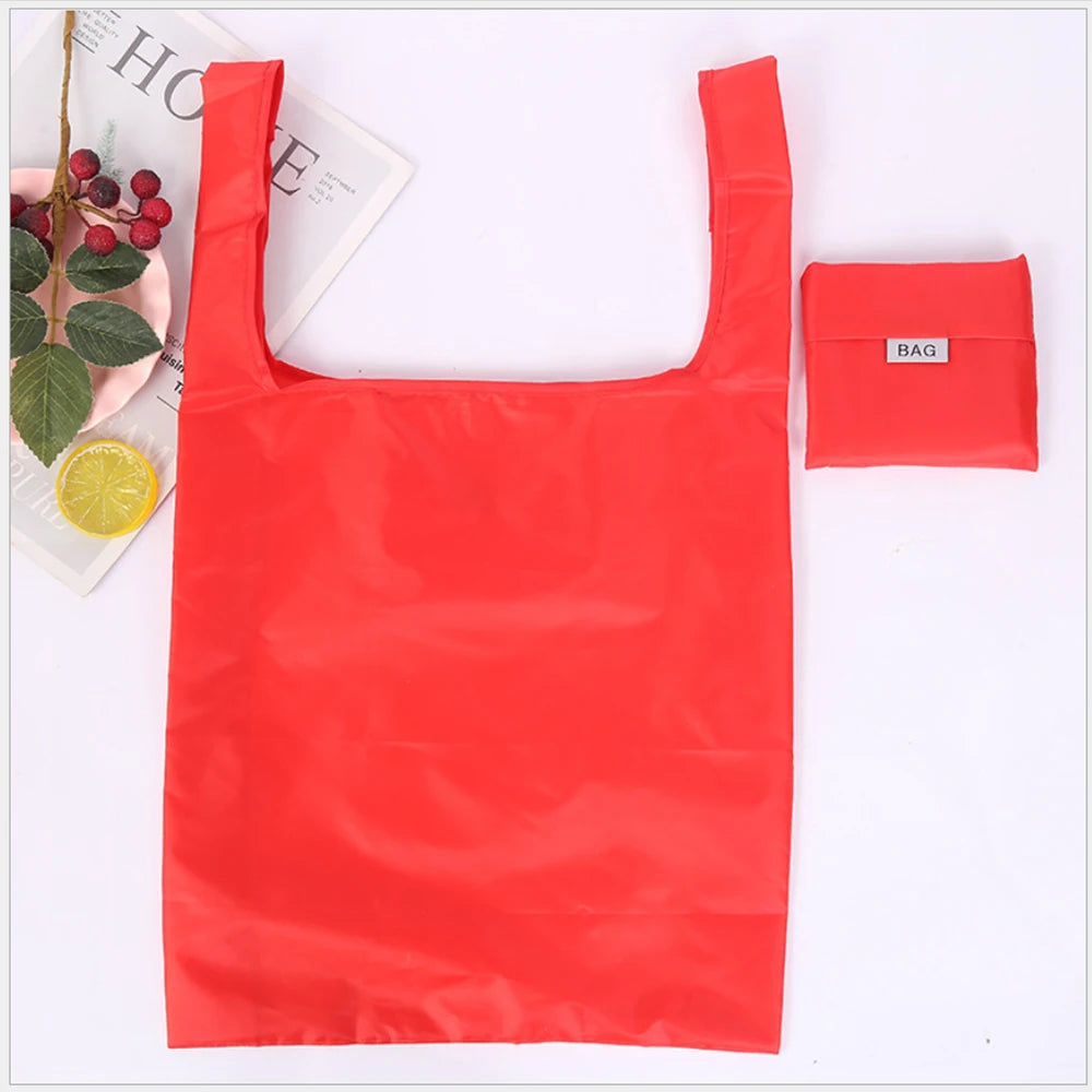 Reusable Eco Shopping Bag – Foldable Shoulder Tote