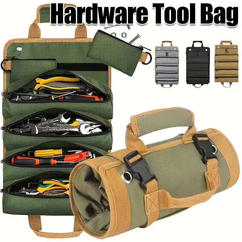 Professional Multi-Pocket Tool Roll Bag – Portable Organizer