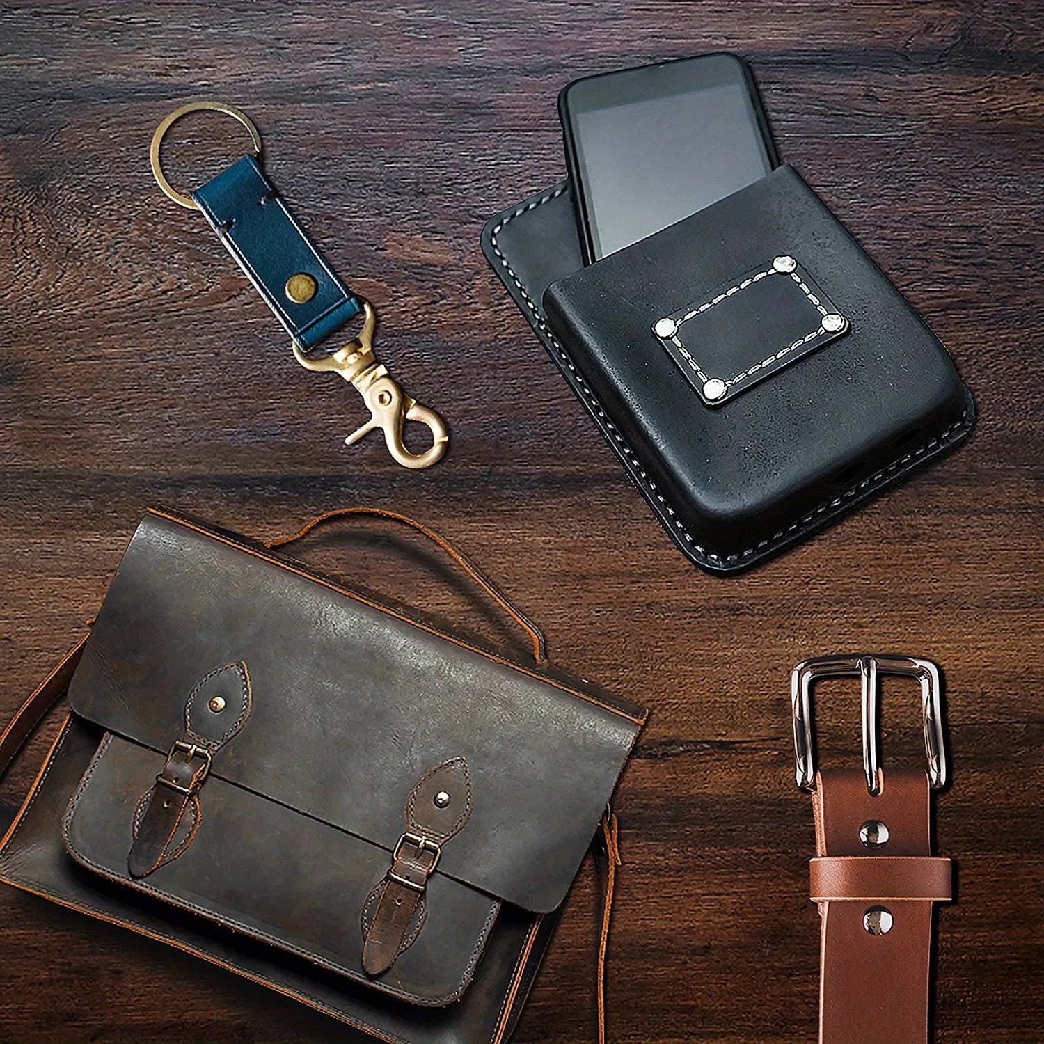 110-Piece Gold Nail & Rivet Set – Screws, Buckles & Fasteners