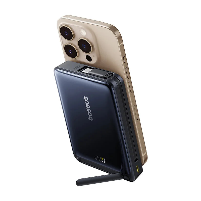 Qi2 45W 10000mAh Magnetic Power Bank – MagSafe Fast Charging