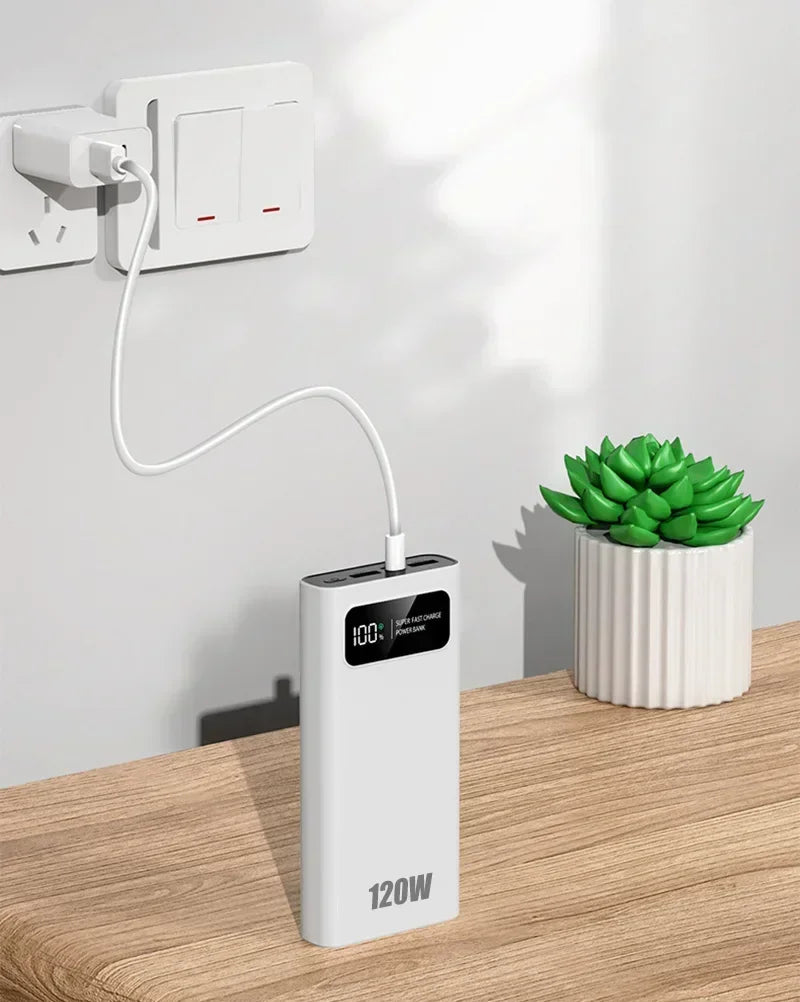 200,000mAh 120W High-Capacity Power Bank – Super Fast Charging