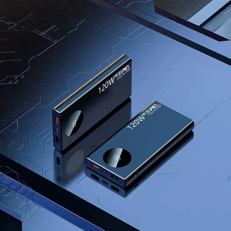 120W 100000mAh High-Capacity Power Bank – Fast Charging