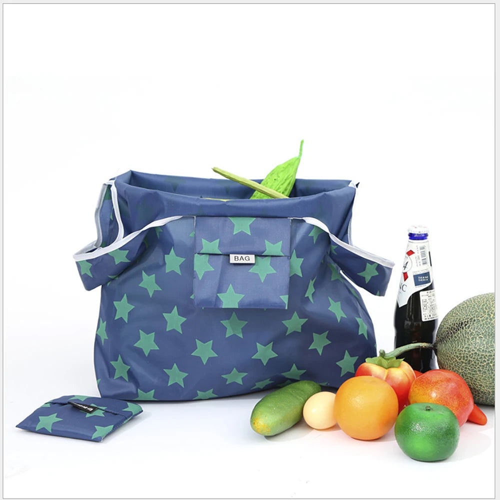 Reusable Eco Shopping Bag – Foldable Shoulder Tote