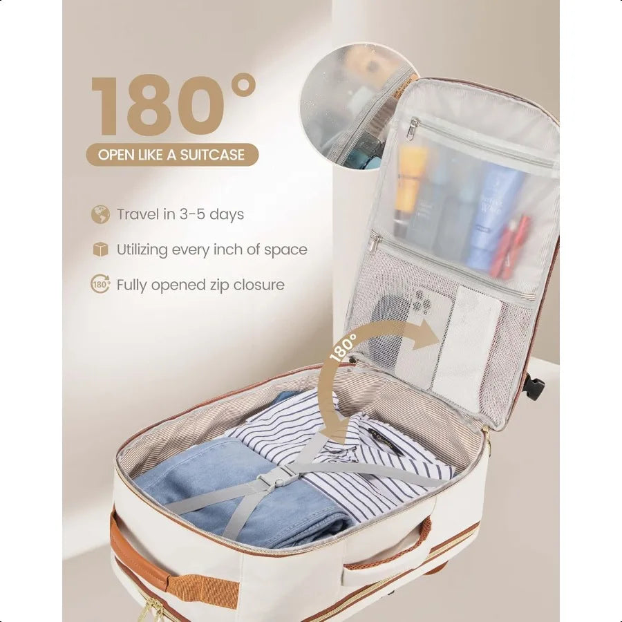 40L Travel Laptop Backpack – Unisex 17.3” Bag