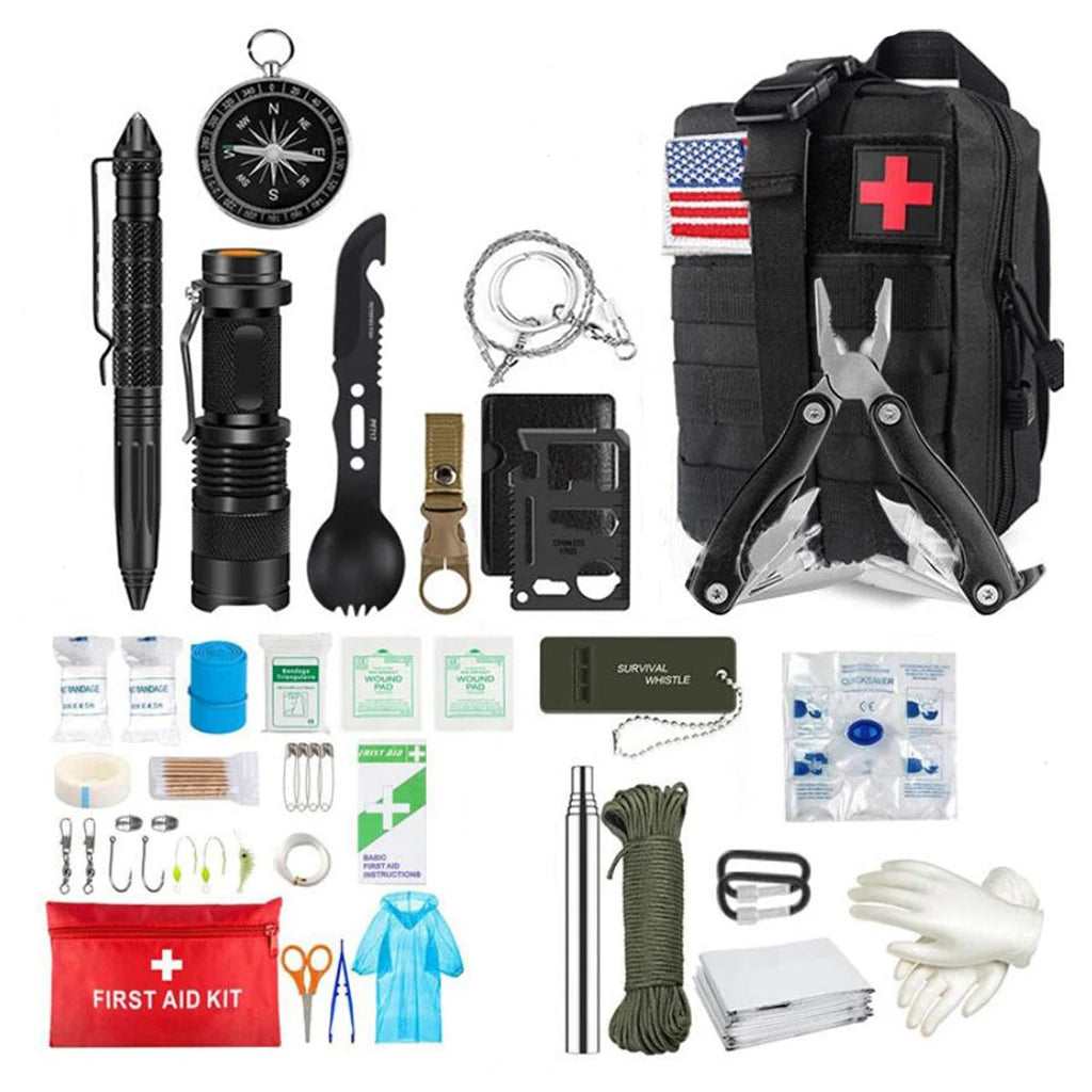 Survival First Aid Kit – MOLLE Emergency Trauma Bag