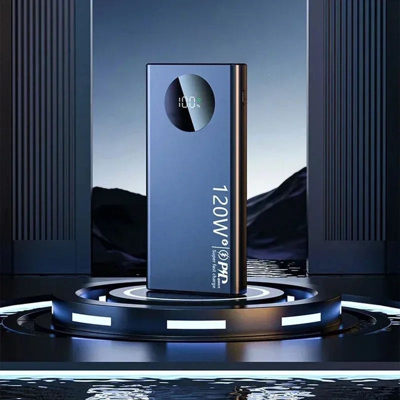 120W 100000mAh High-Capacity Power Bank – Fast Charging