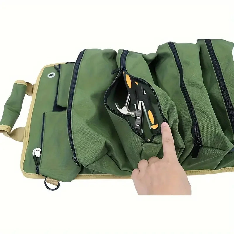 Professional Multi-Pocket Tool Roll Bag – Portable Organizer