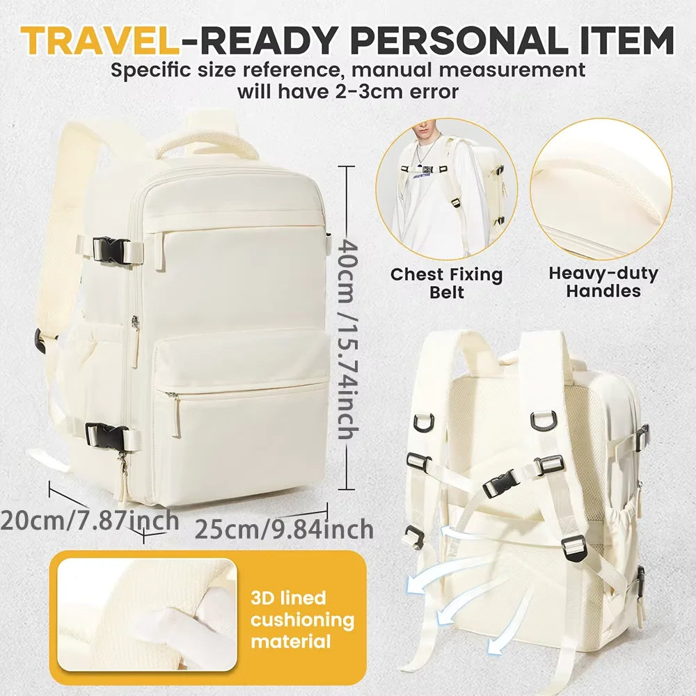 Ryanair Cabin Travel Backpack – 40x20x25cm Laptop Bag