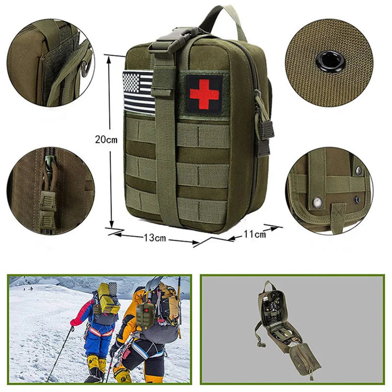 Survival First Aid Kit – MOLLE Emergency Trauma Bag