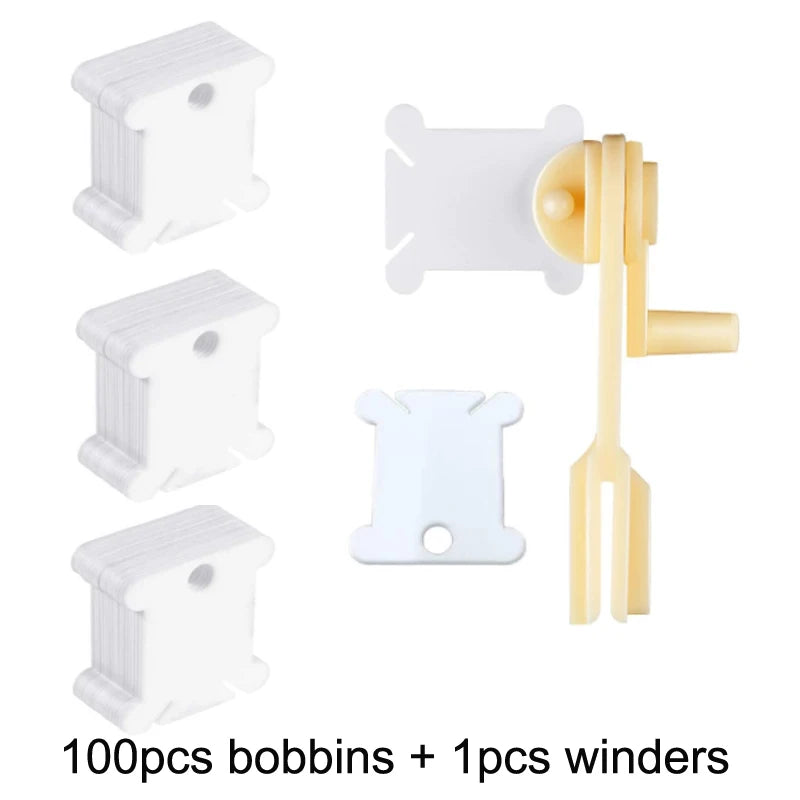 36-Grid Embroidery Floss Organizer Box – with Bobbins & Stickers