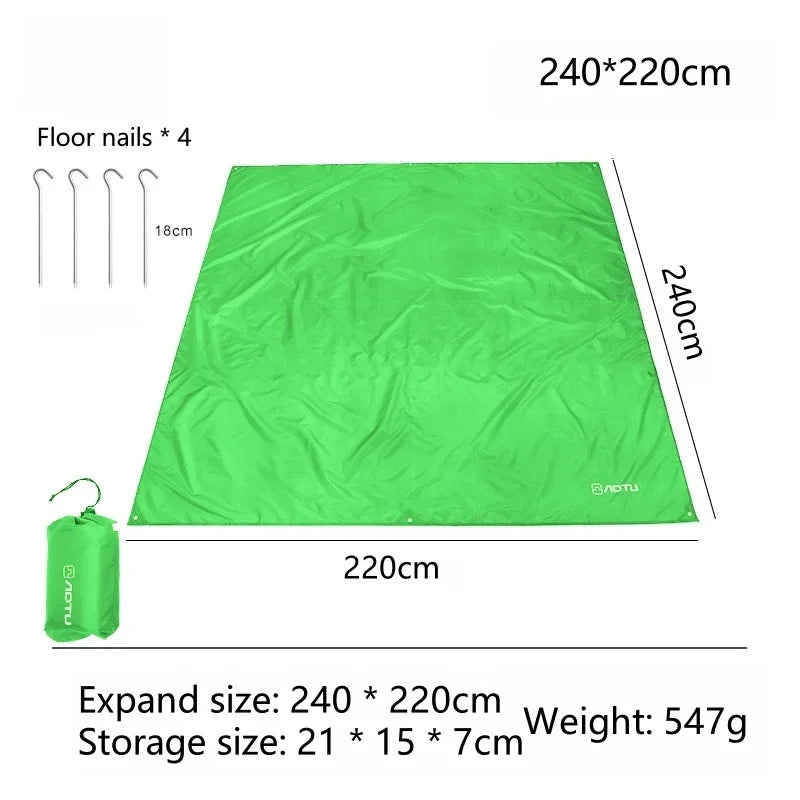 Waterproof Camping Mat – Sun & Rain Tarp
