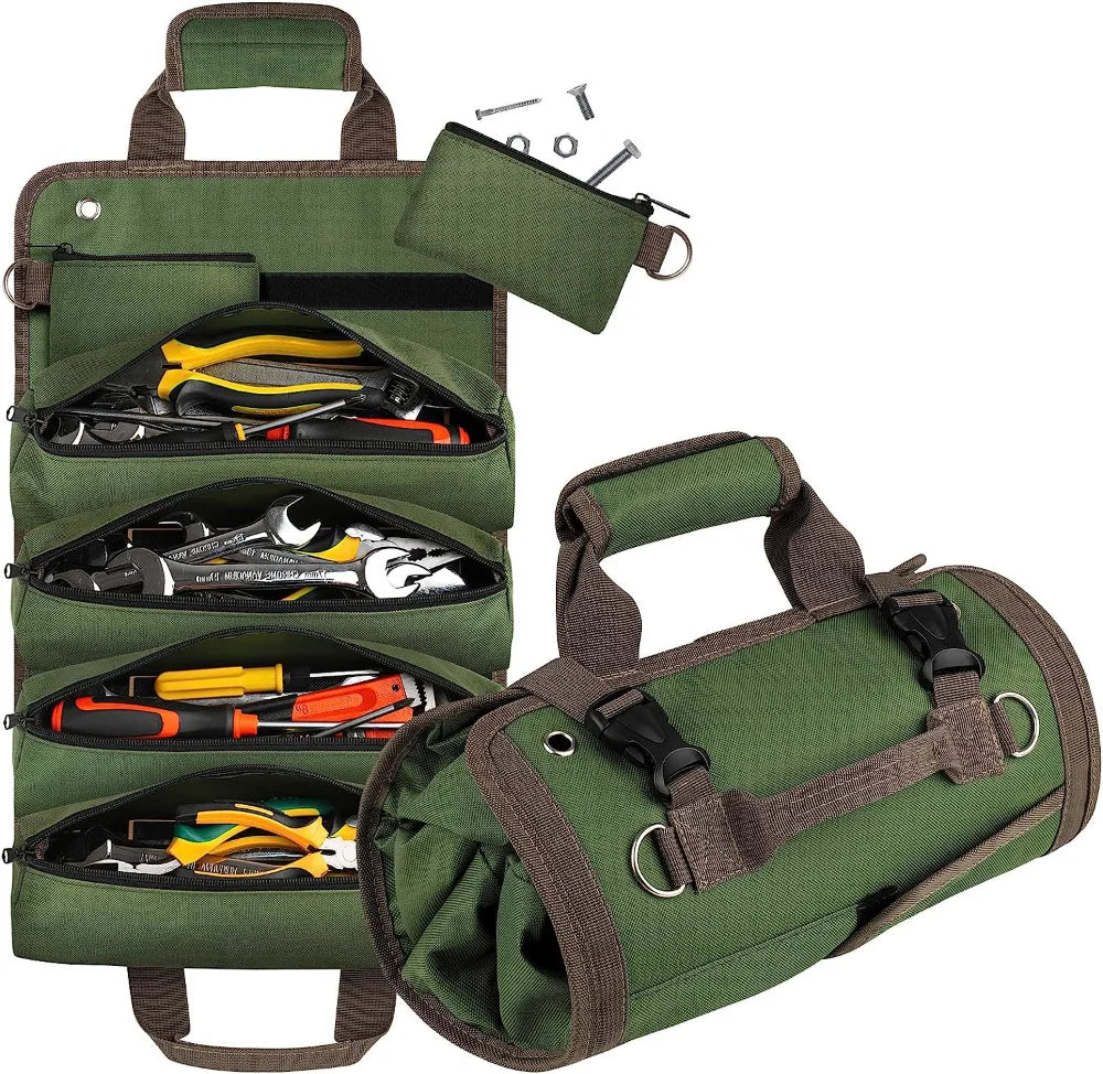 Professional Multi-Pocket Tool Roll Bag – Portable Organizer