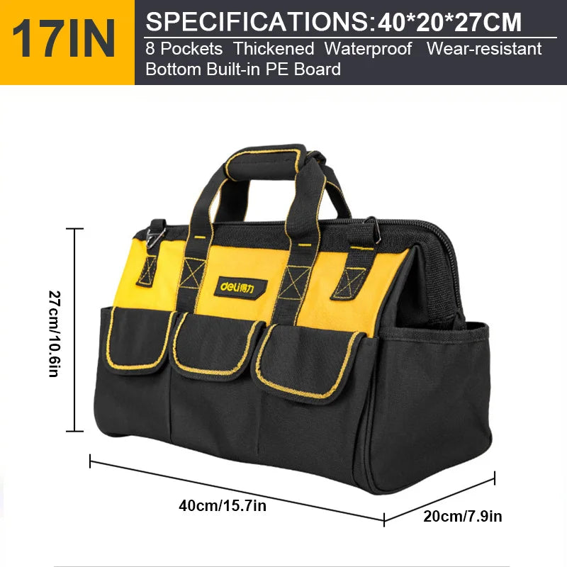 Waterproof Oxford Tool Bag – Large Capacity Storage