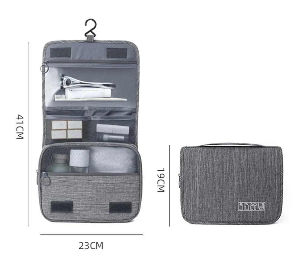 Portable Hanging Toiletry Bag – Waterproof Travel Washbag