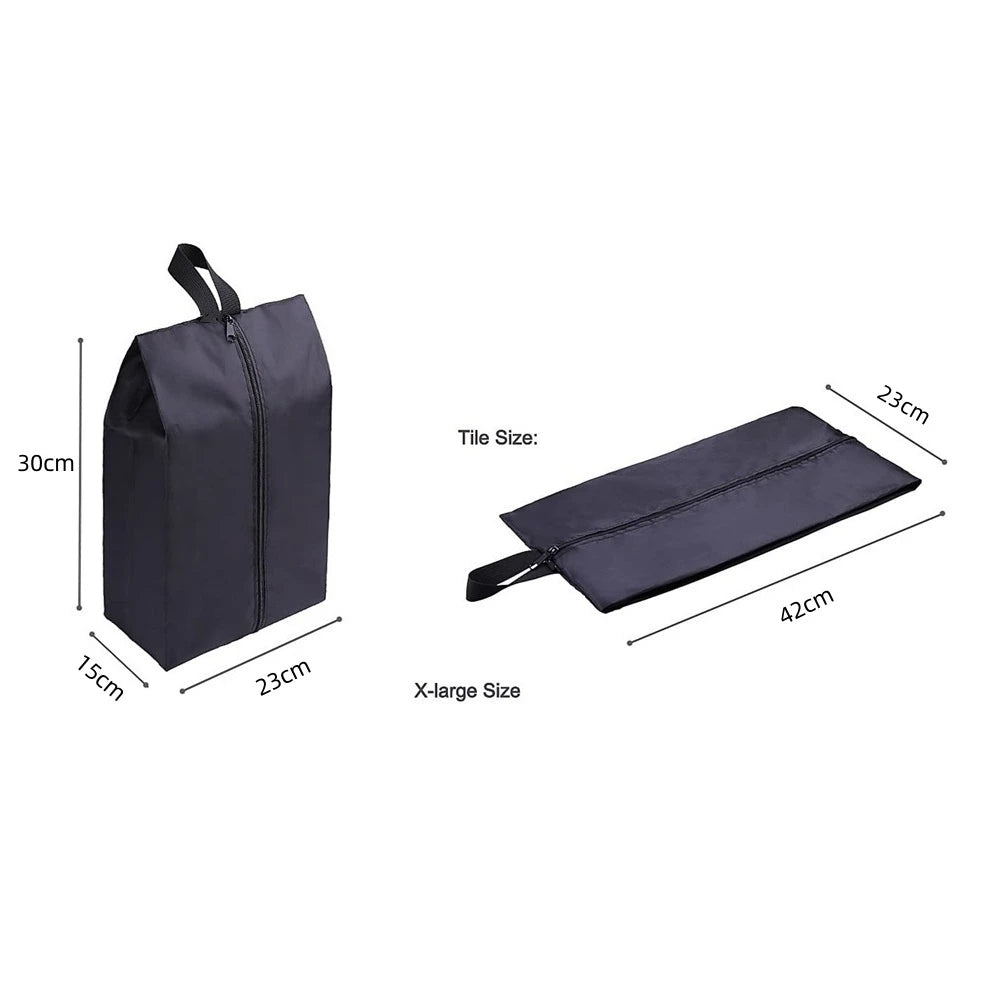 2/4 Pack Portable Waterproof Shoe Bags with Zipper – Travel Organizer
