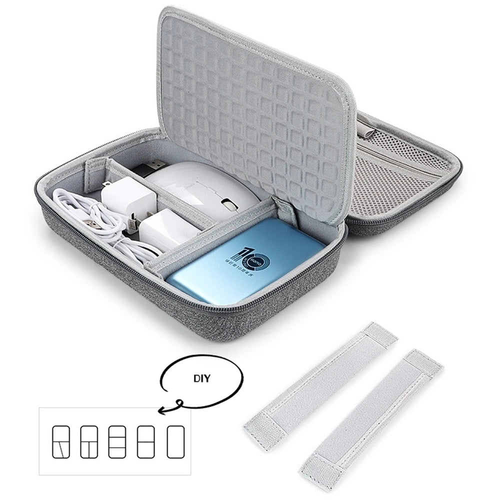 Electronics Accessories Organizer – Large Capacity Travel Case