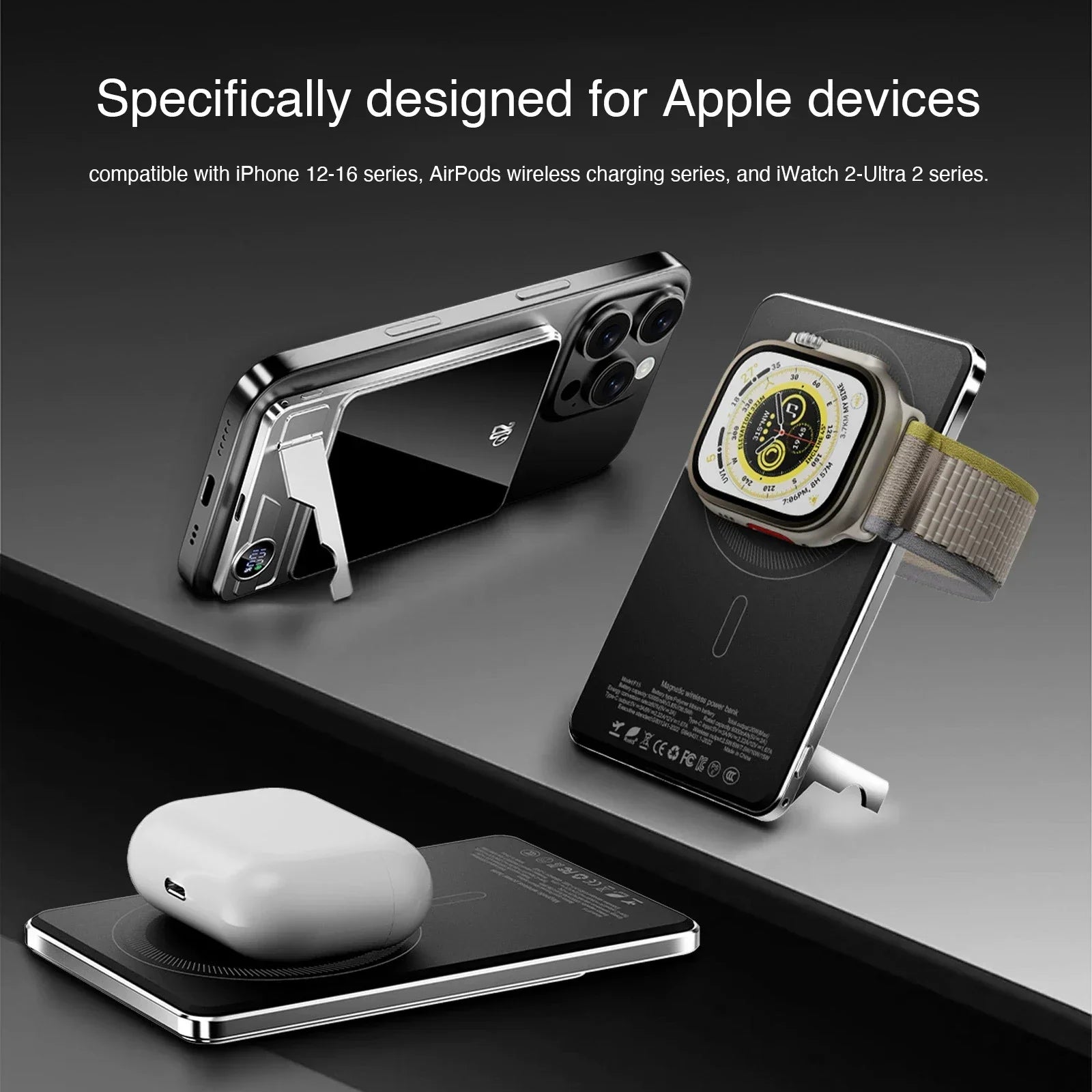 10000mAh MagSafe Magnetic Power Bank – 20W Wireless Fast Charging