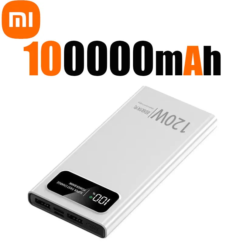 200,000mAh 120W High-Capacity Power Bank – Super Fast Charging