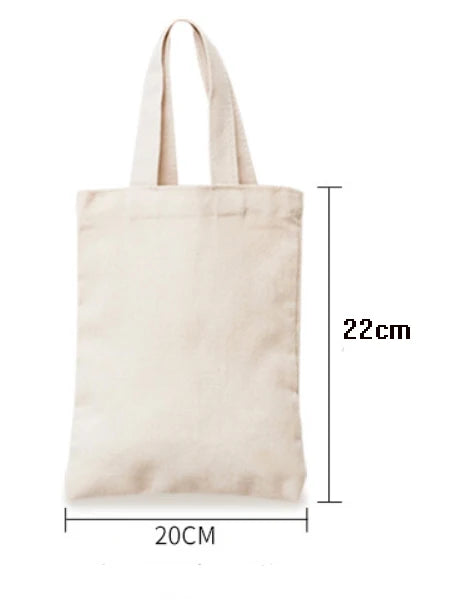 Foldable Canvas Grocery Tote Bag – Eco-Friendly Reusable Shopping Bag