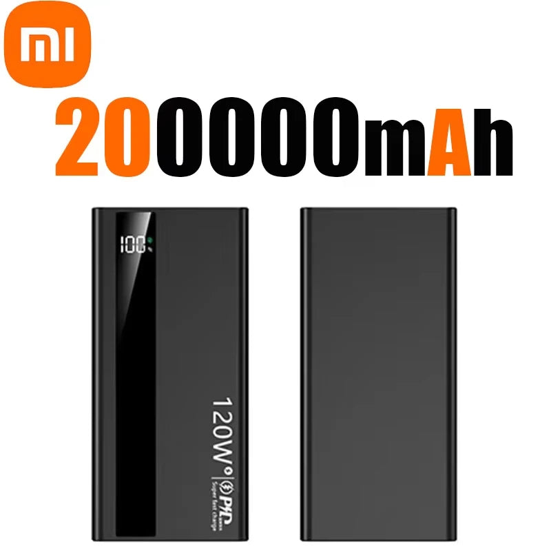 120W 500,000mAh High-Capacity Power Bank – Super Fast Charging