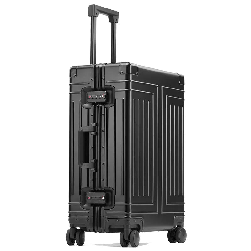 2024 Aluminum Luggage Set – Durable Carry-On Suitcases