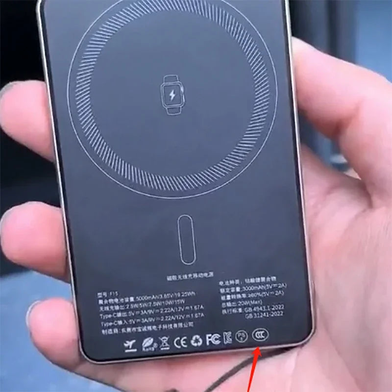 10000mAh MagSafe Magnetic Power Bank – 20W Wireless Fast Charging