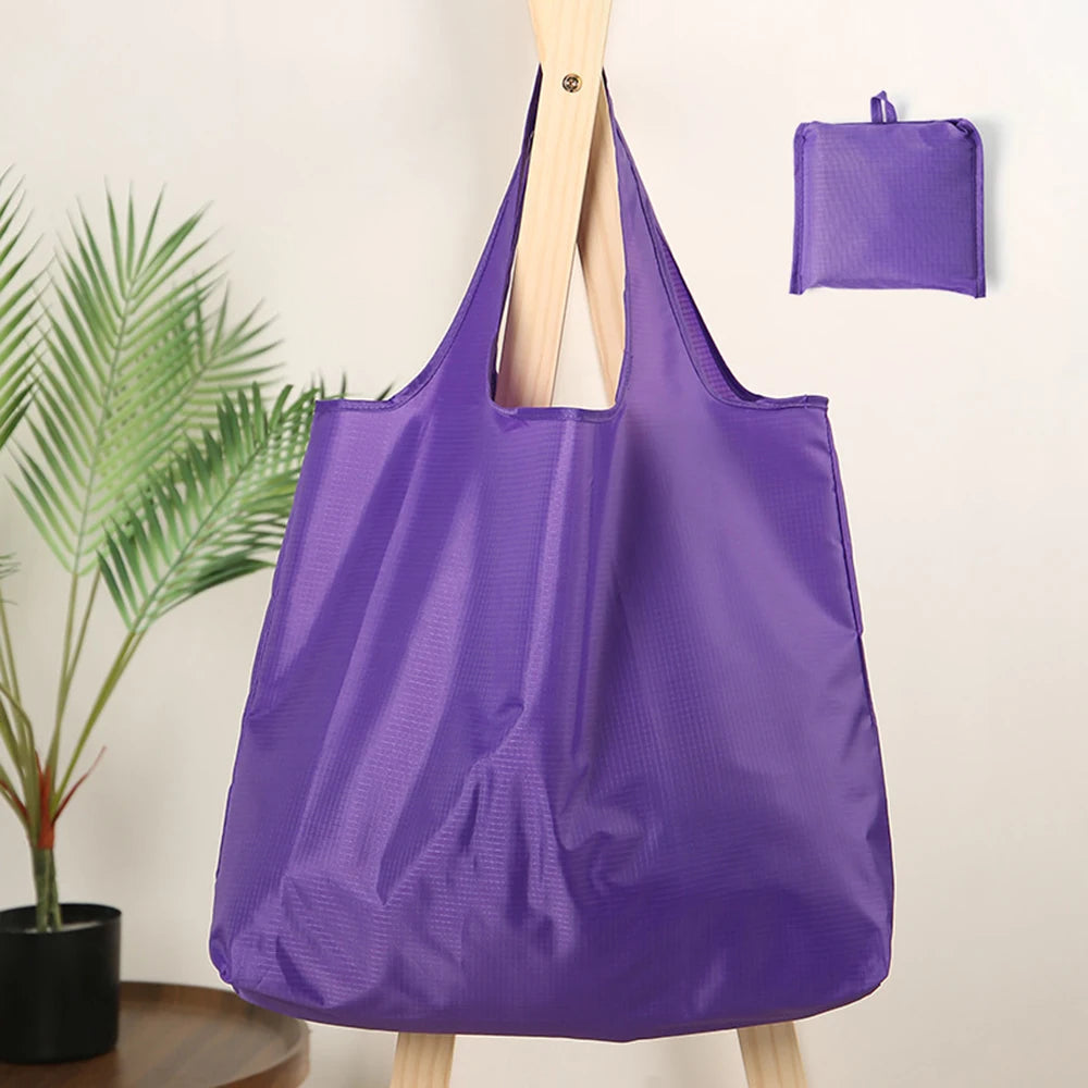 Reusable Eco Shopping Bag – Foldable Shoulder Tote