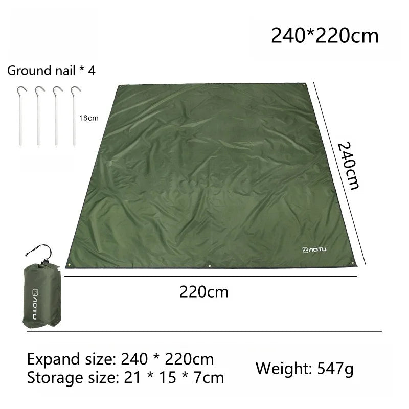 Waterproof Camping Mat – Sun & Rain Tarp
