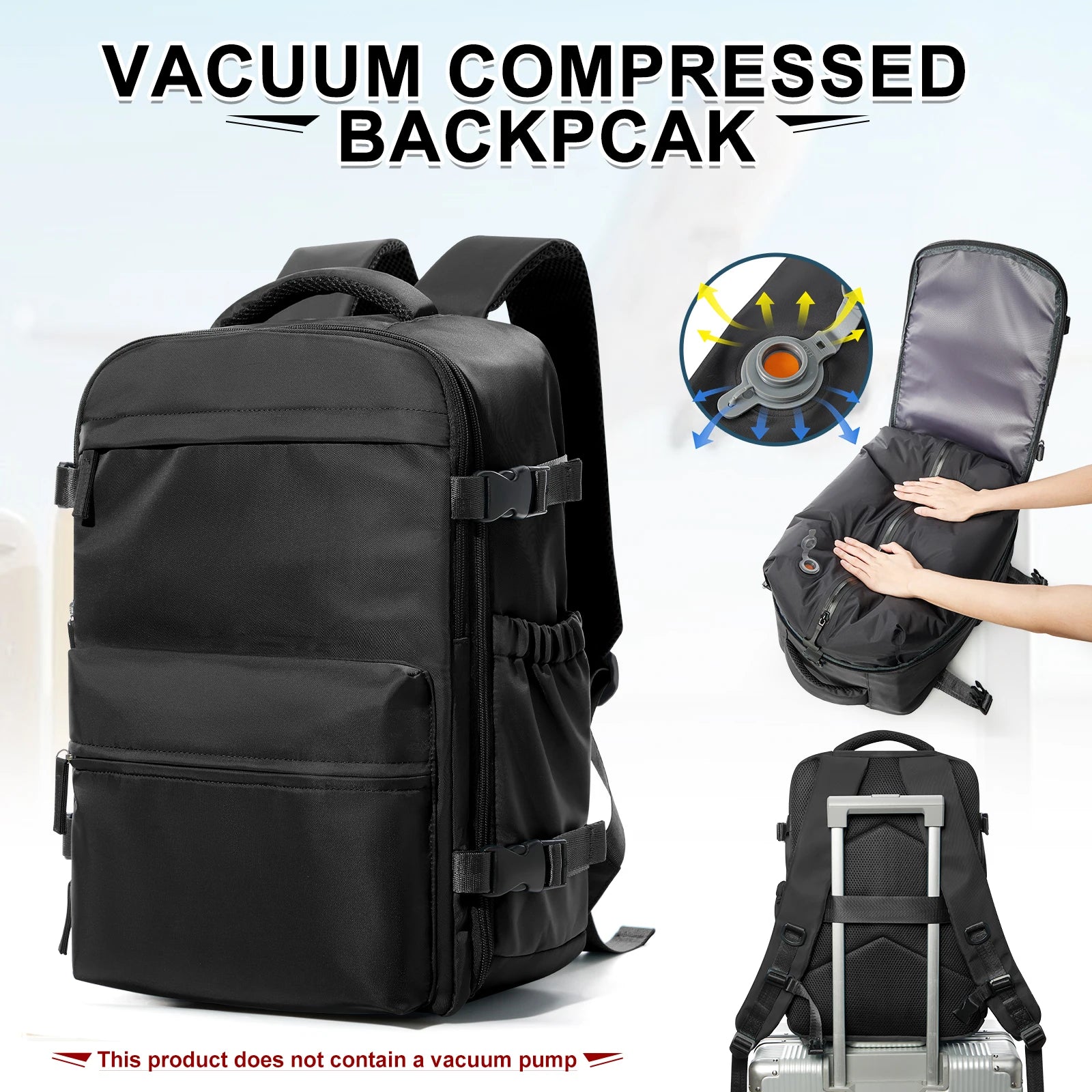 Ryanair Cabin Travel Backpack – 40x20x25cm Laptop Bag