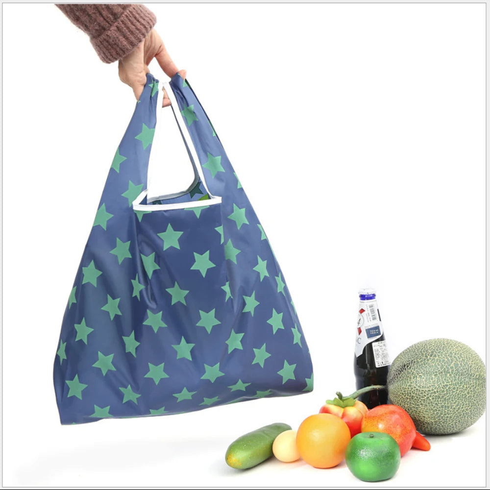 Reusable Eco Shopping Bag – Foldable Shoulder Tote