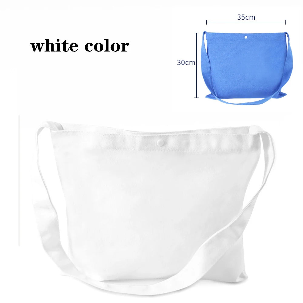 Foldable Canvas Grocery Tote Bag – Eco-Friendly Reusable Shopping Bag