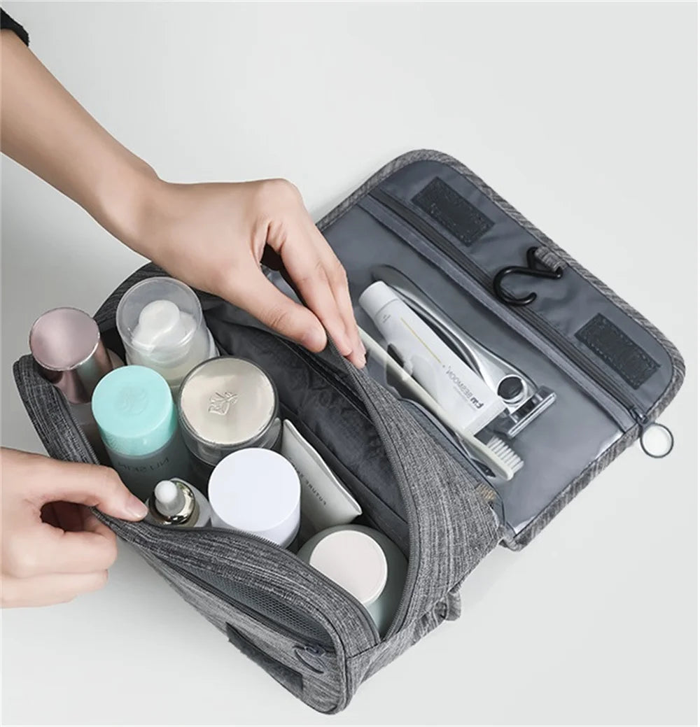 Portable Hanging Toiletry Bag – Waterproof Travel Washbag