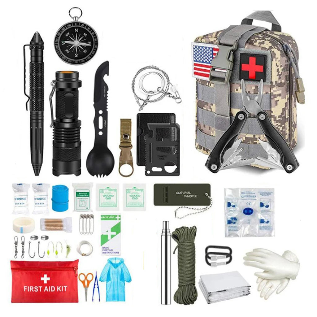 Survival First Aid Kit – MOLLE Emergency Trauma Bag