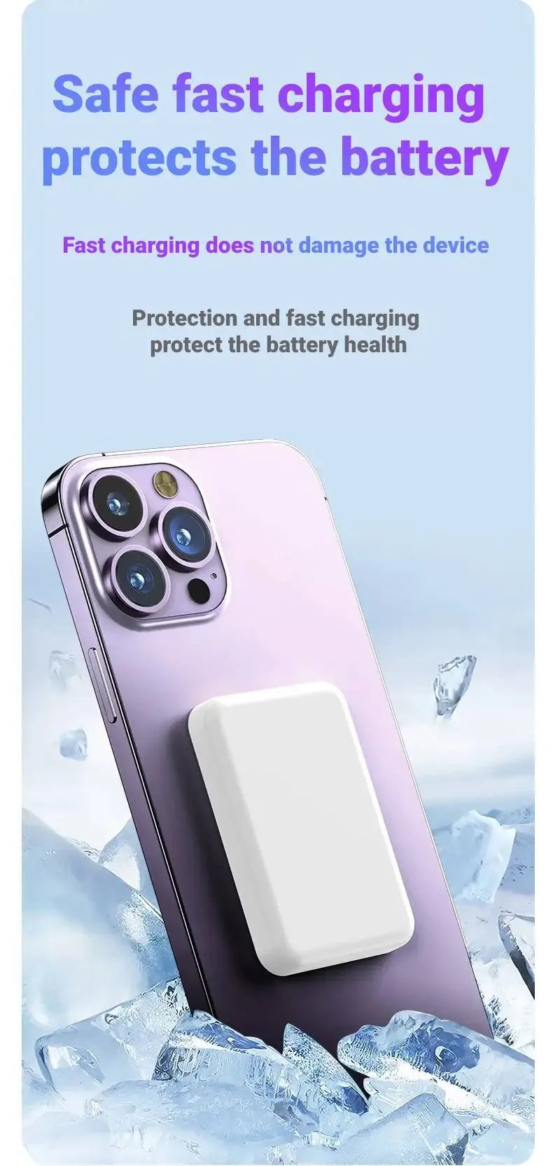 20,000mAh Magnetic Power Bank – 22.5W Wireless Fast Charging