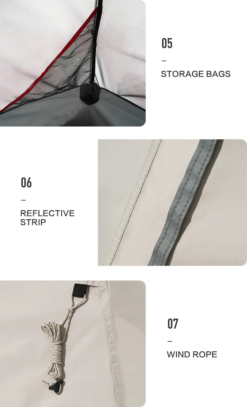 Camping Backpacking Tent – Waterproof & Sun-Proof Shelter