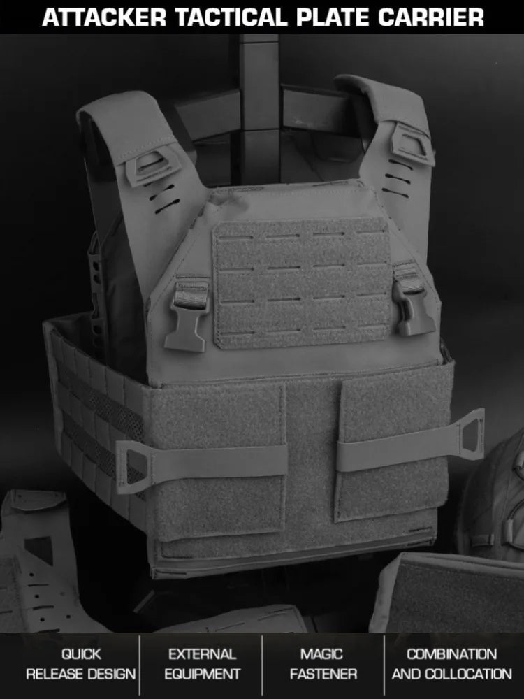 Adjustable MOLLE Hunting Plate Carrier Vest – Tactical Hunting Gear