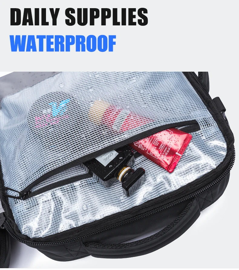 Expandable Men’s Backpack – 17.3” Waterproof Laptop Bag