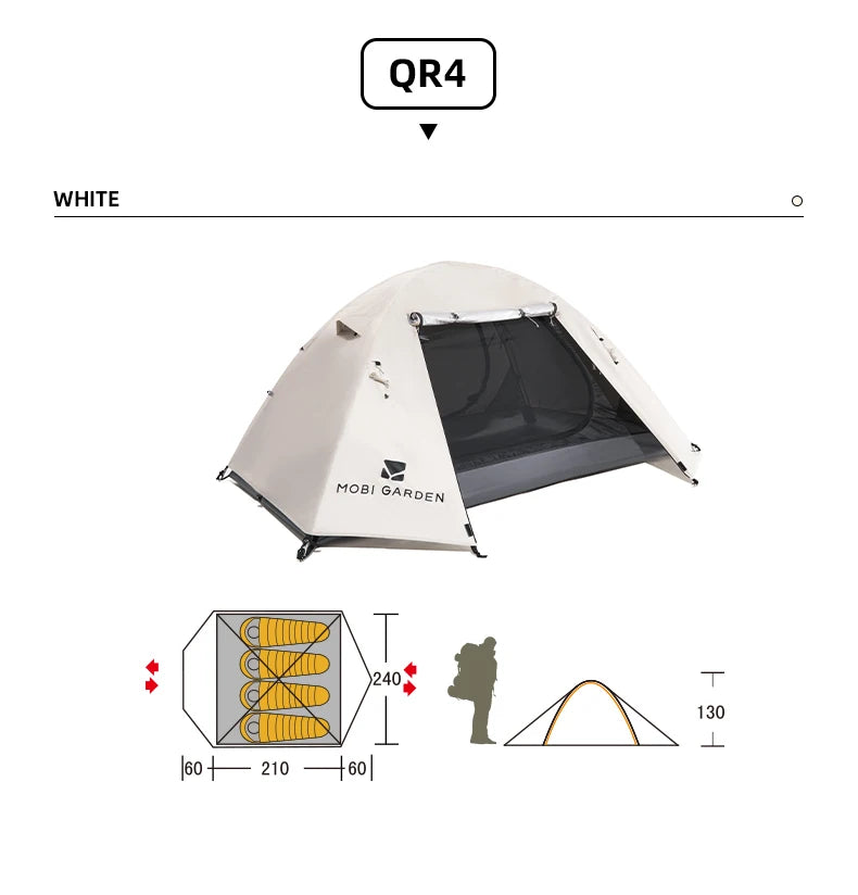 Camping Backpacking Tent – Waterproof & Sun-Proof Shelter