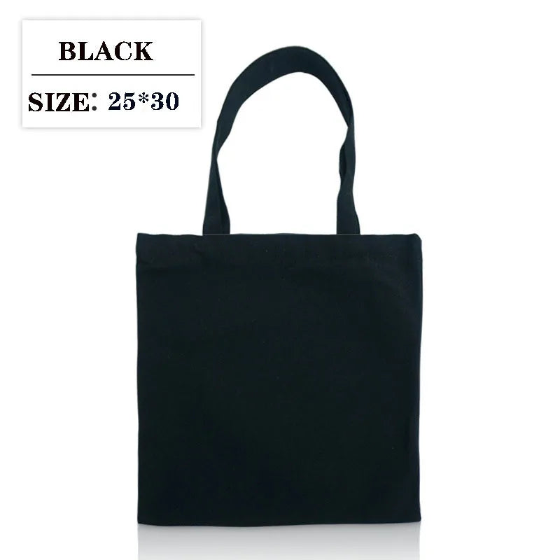 Foldable Canvas Grocery Tote Bag – Eco-Friendly Reusable Shopping Bag