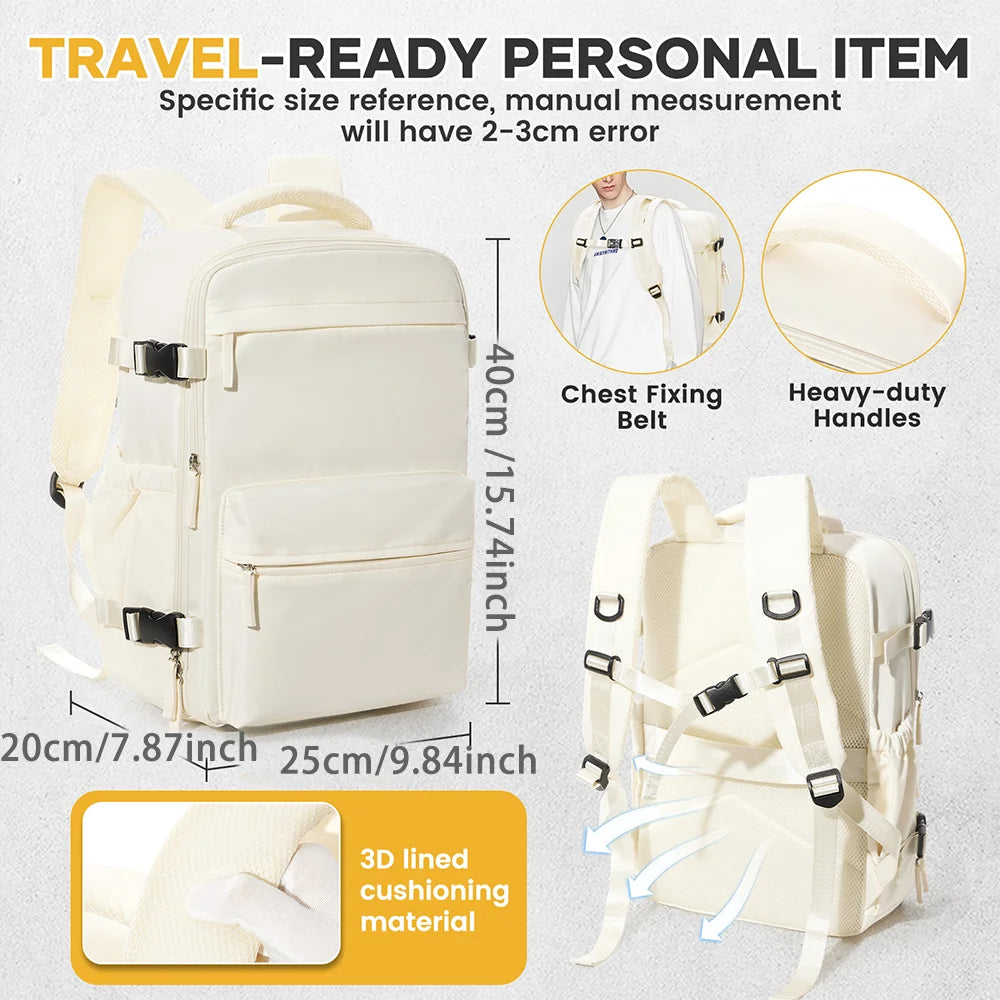 Ryanair Cabin Travel Backpack – 40x20x25cm Laptop Bag