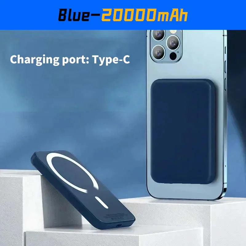 20,000mAh Magnetic Power Bank – 22.5W Wireless Fast Charging
